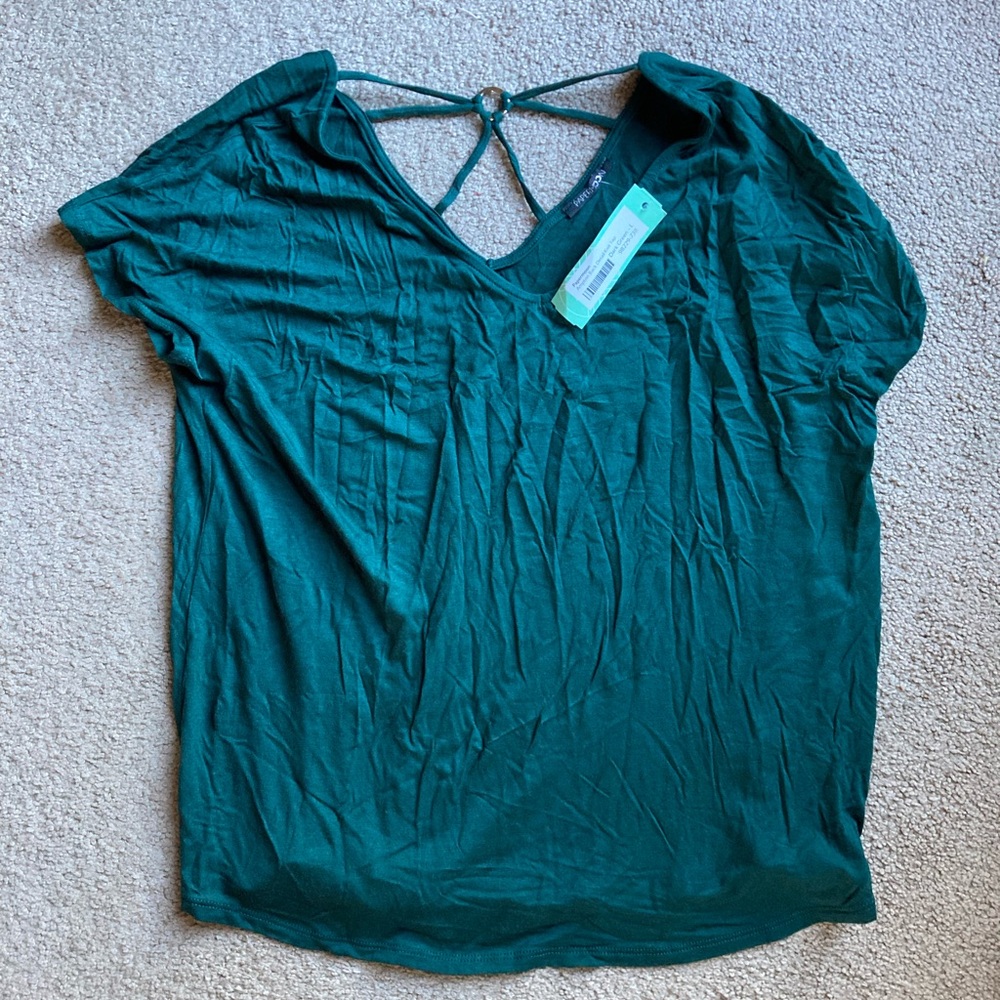 ♥️💙Papermoon Teal Short Sleeve Top